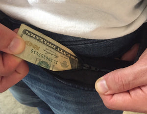 Active Roots Security Belt w/ cash inside
