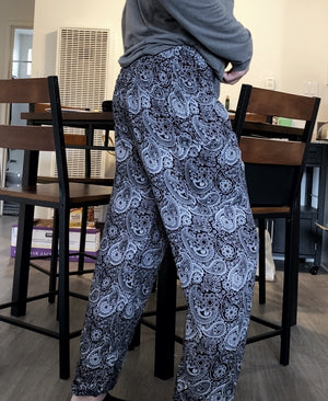 Black Swirl Harem Pants