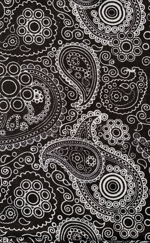 Black Swirl Harem Pants Pattern