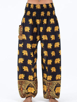 Black & Gold Harem Pants