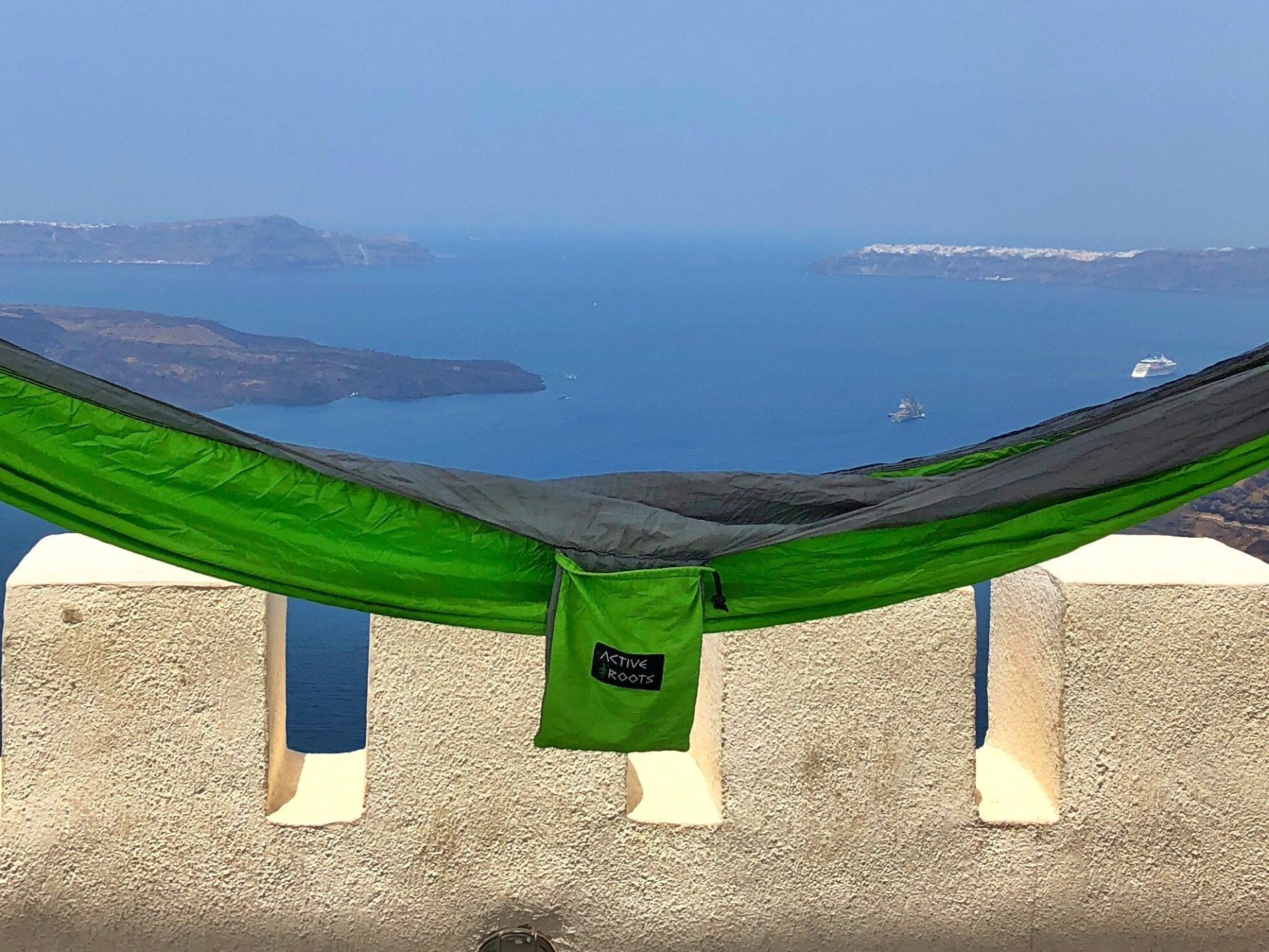 Green/Gray Camping Hammock 