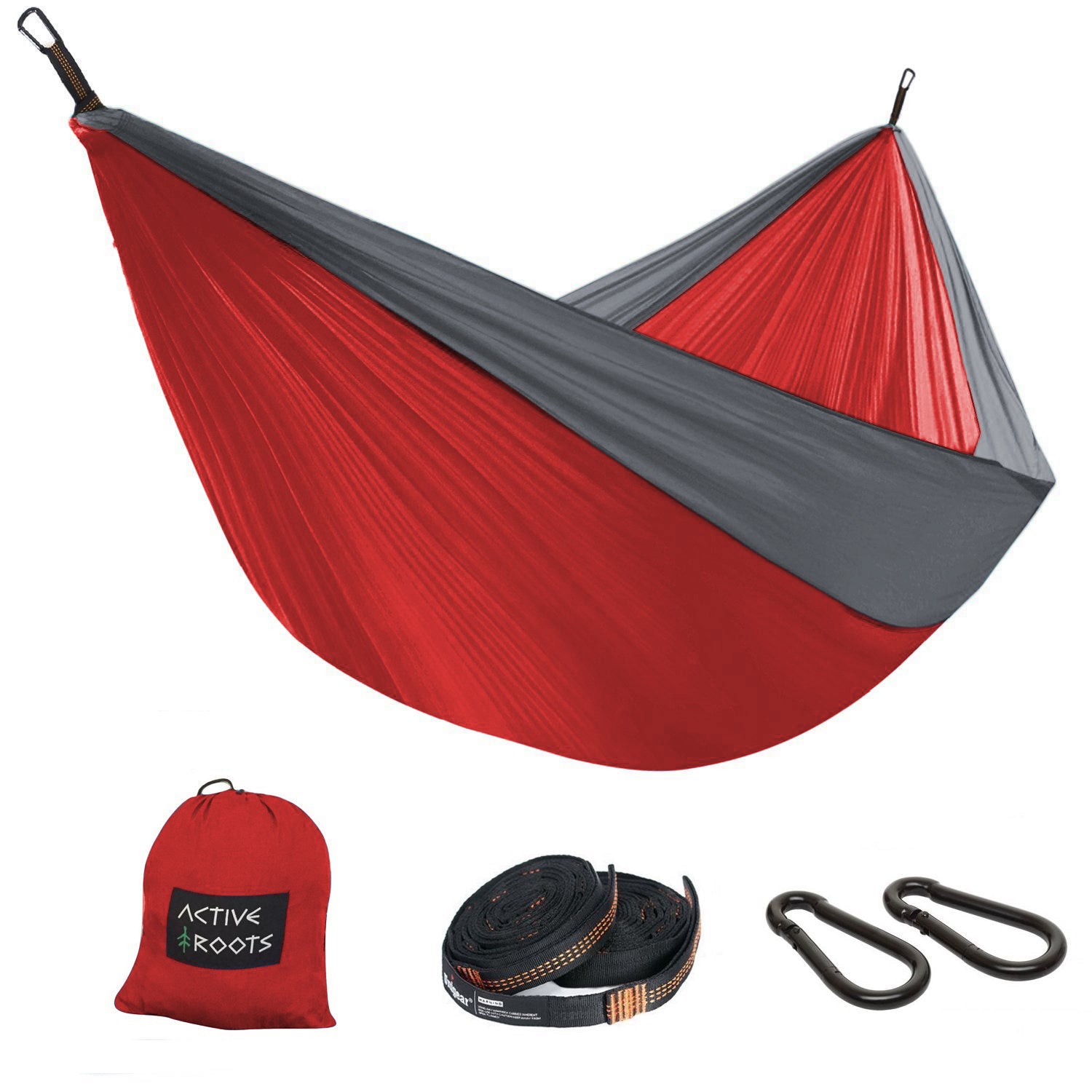 Red/Grey Camping Hammock