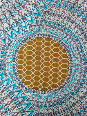 Teal Mandala Harem Pants Pattern