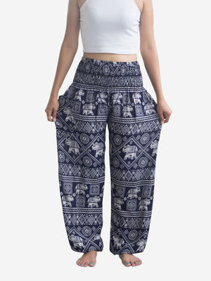 Navy Blue Elephant Pants