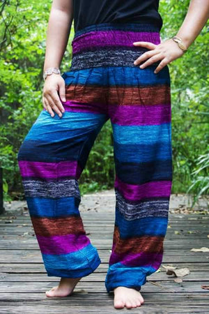 Pastel Stripe Harem Pants