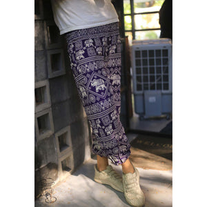 Purple Harem Elephant Pants