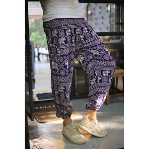 Purple Harem Elephant Pants