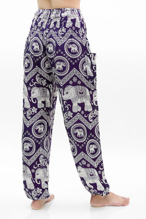 Purple Paisley Harem Pants