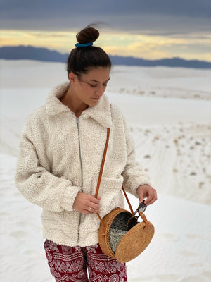 Handwoven Boho Rattan Bag