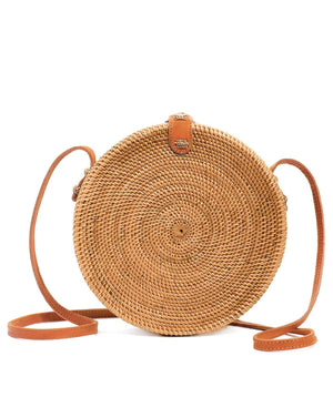 Handwoven Boho Rattan Bag