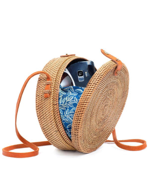 Handwoven Boho Rattan Bag