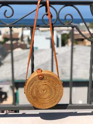 Handwoven Boho Rattan Bag