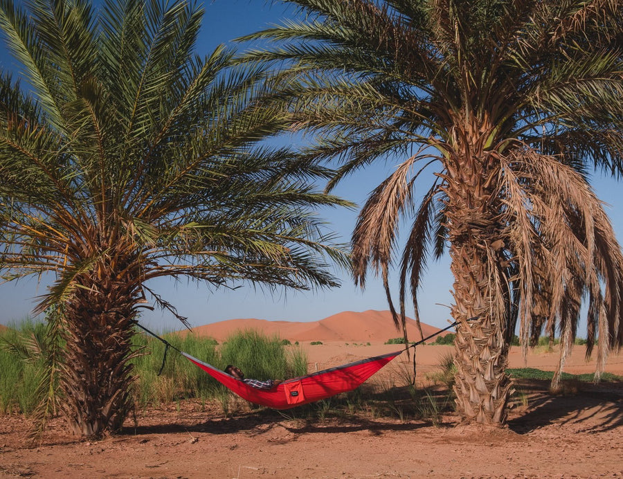 Red/Grey Camping Hammock